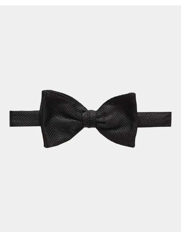 Textured Silk Bow Tie