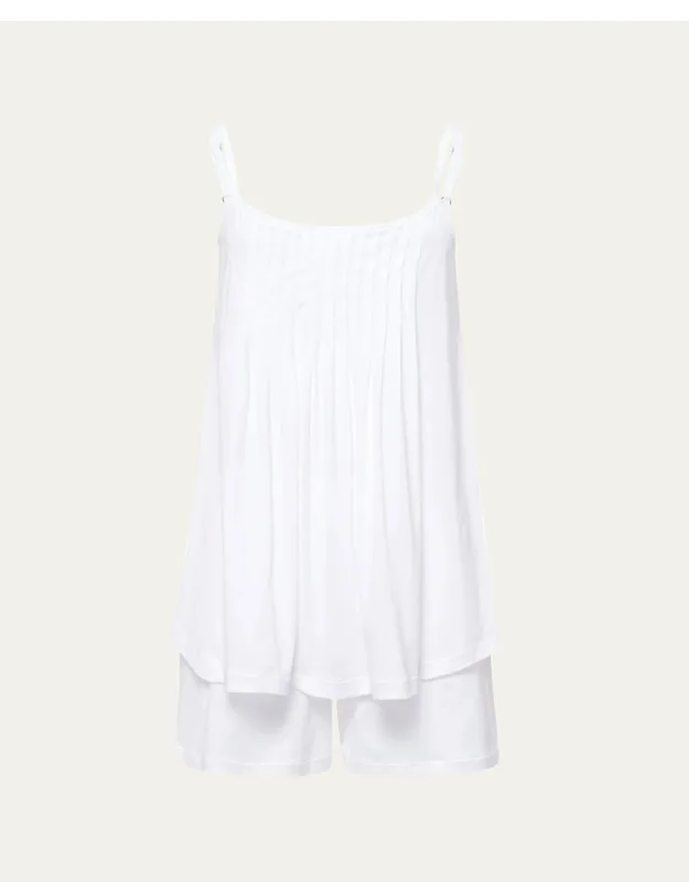 Scoop-neck Pintuck Pajama Set