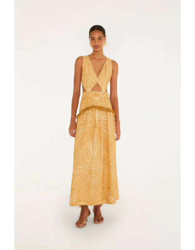Cut-out Maxi Dress