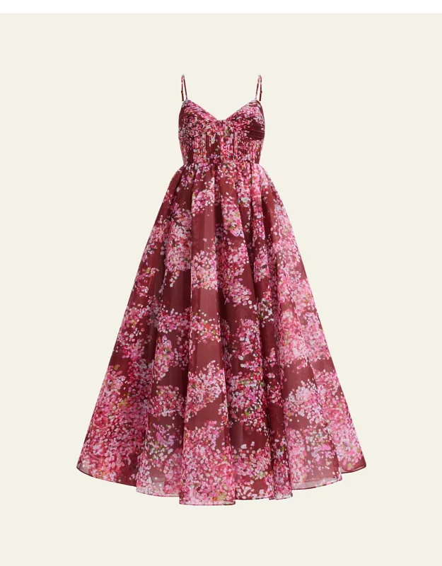 Floral Sleeveless Maxi Dress