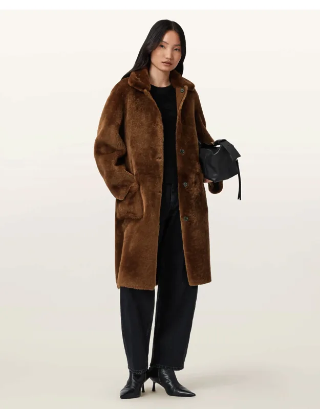 Reversible Shearling Coat