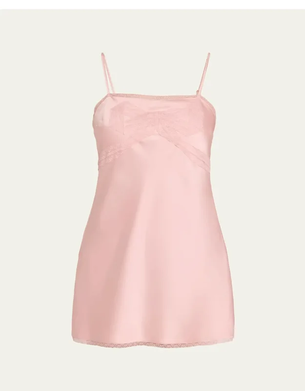 Mirelis Lace Bow Mini Dress