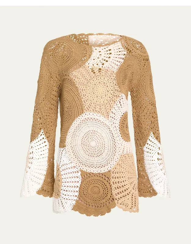 Crochet Sweater Dress