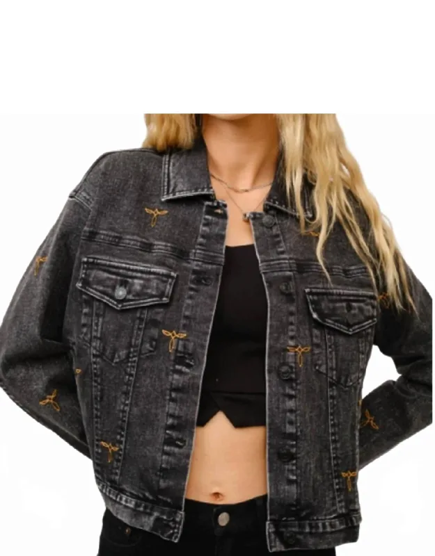 Stitched Denim Jacket
