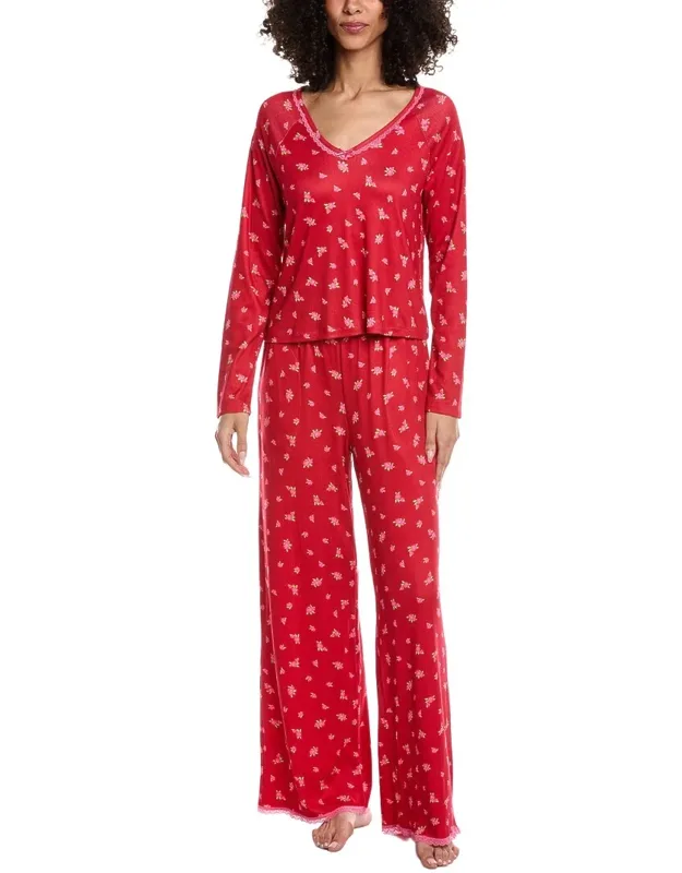 2pc Top & Long Pajama Pant Set