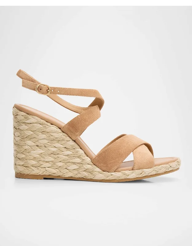 100mm Espadrille Wedge Sandals