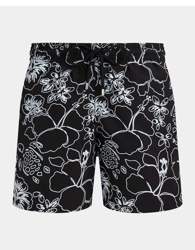 Turtle-print Swim Trunks