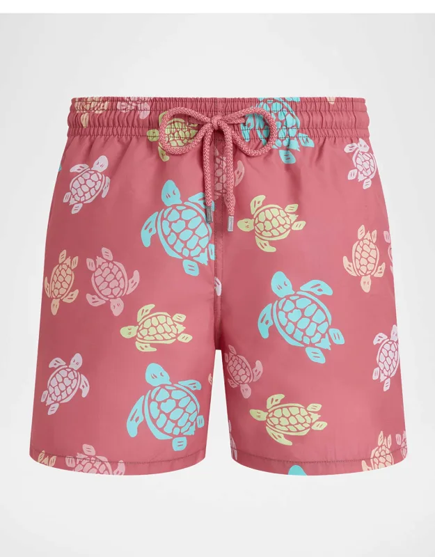 Multicolor Turtle Swim Trunks