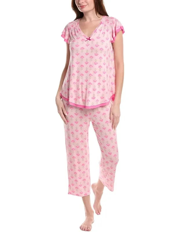 Cropped Pajama Set
