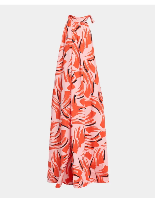 High-neck Maxi Dress