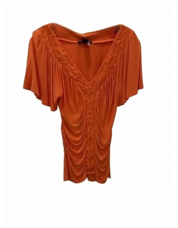 Floral Lace Drapey Blouse