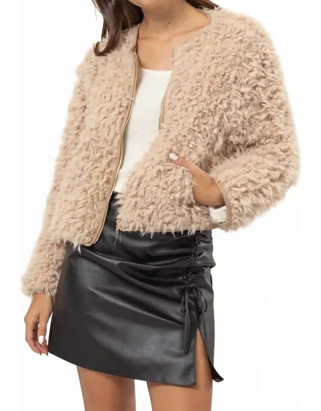Cozy Luxe Fuzzy Zip Jacket
