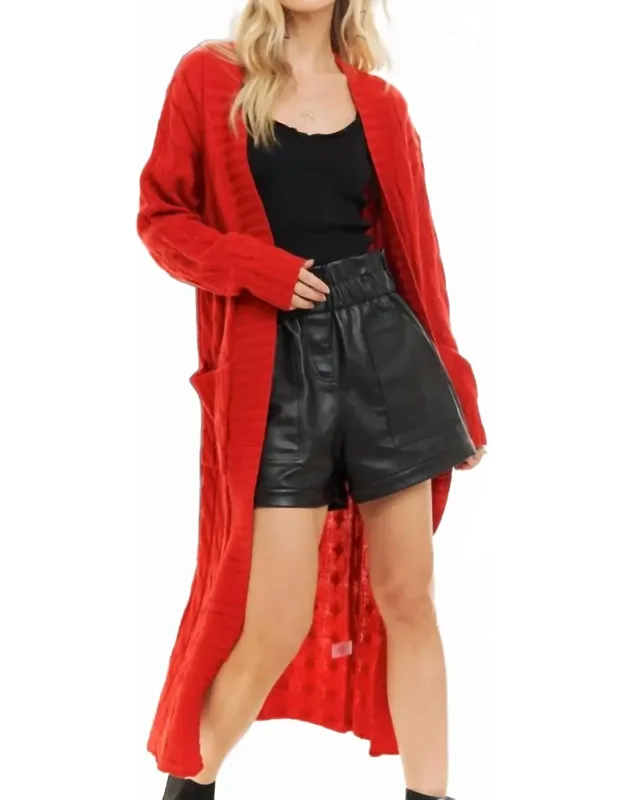 Cable Knit Cozy Cardigan
