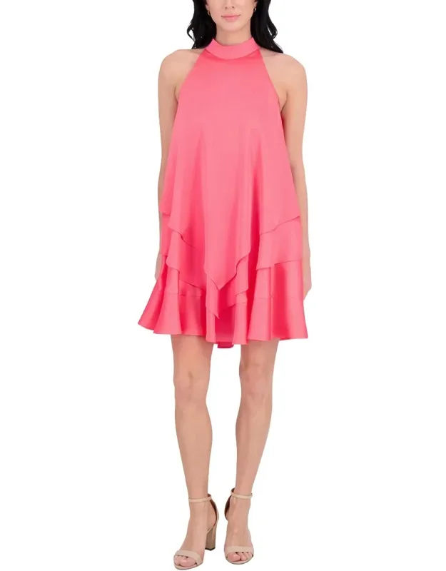 Satin Charmeuse Mini Dress