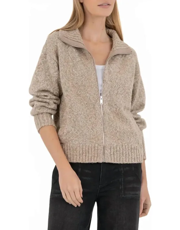 Coryn Zip Front Sweater