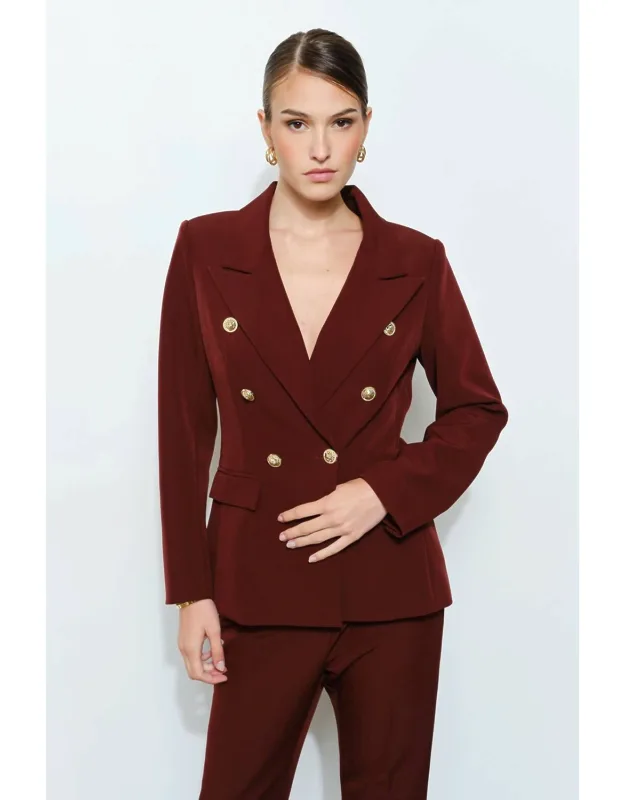 Finny Button Tailored Blazer