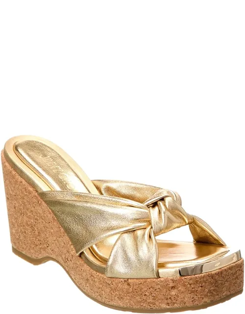 Avenue 110 Leather Wedge Sandals