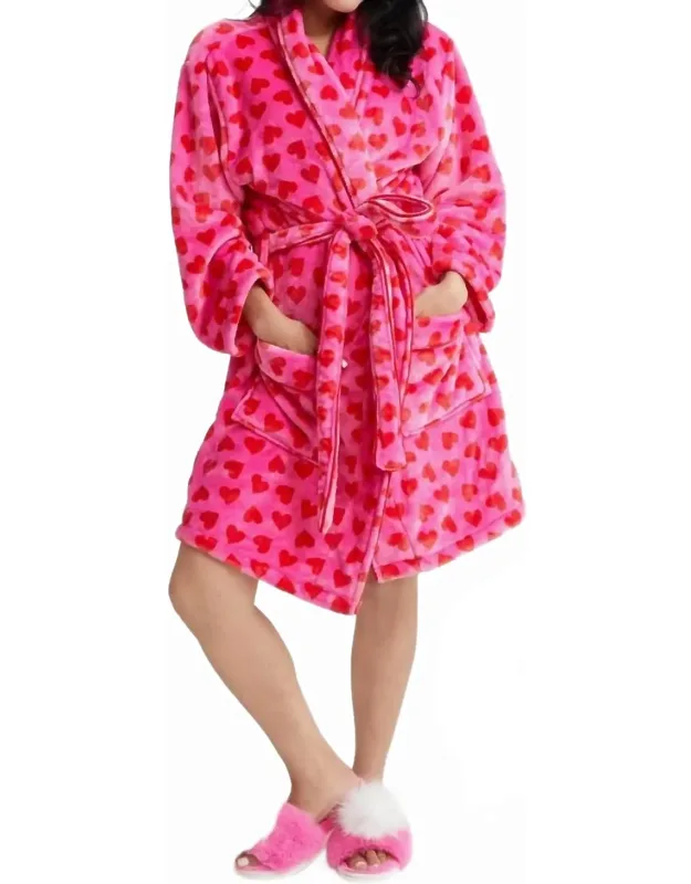 Hearts Cozy Robe