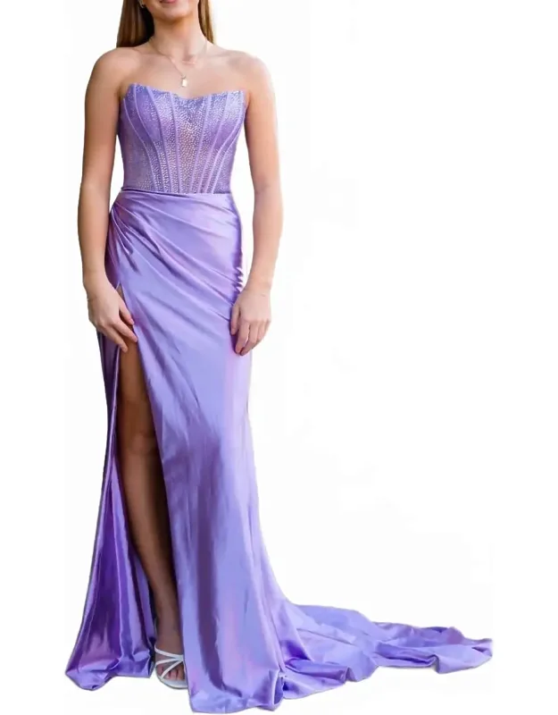 Strapless Prom Dress