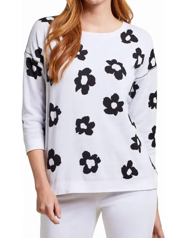 Reversible Daisy Sweater