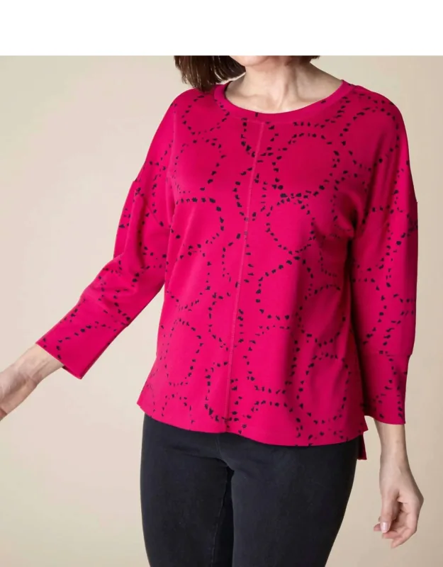 Circle Knit Boxy Crew Top