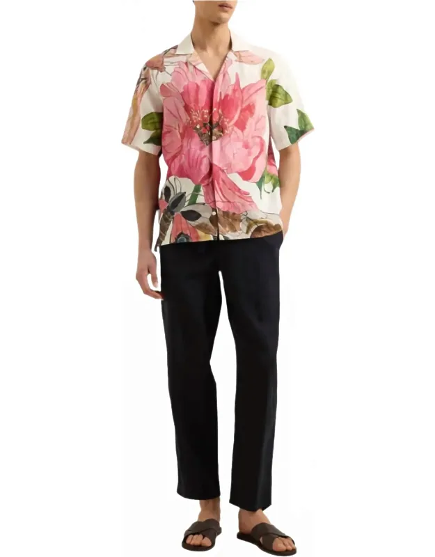 Maitan Paeonia Linen Shirt