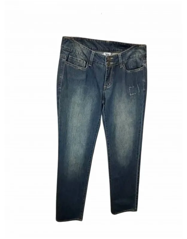 Button Tab Pocket Flare Jeans