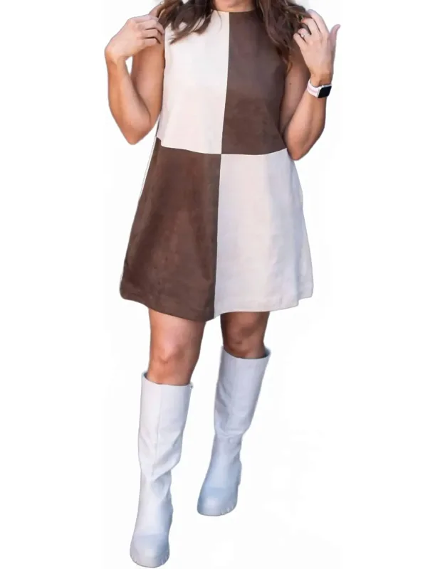 Block Shift Dress