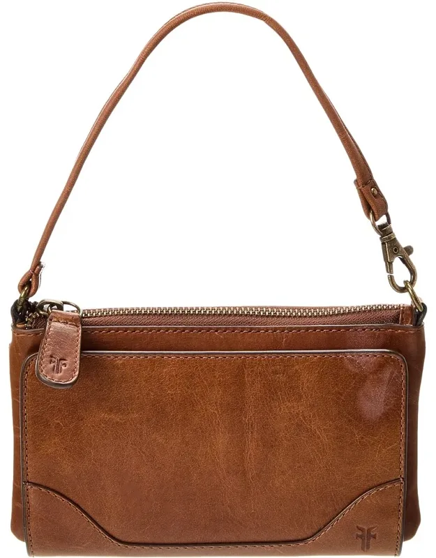 Melissa Convertible Leather Wristlet Wallet