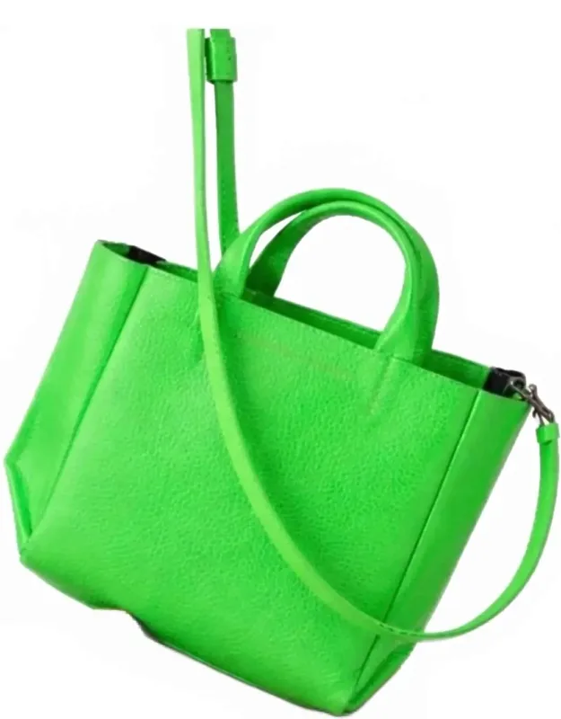 Leather Micro Tote Bag