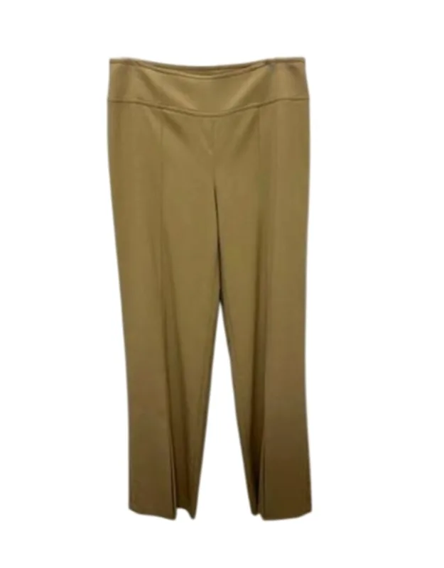 Side Zip Straight Leg Pants