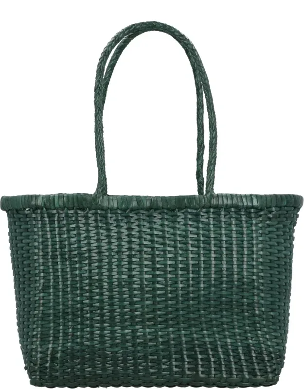 B Weave Small Leather Shoulder Bag