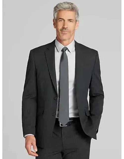 Modern Fit Stripe Suit
