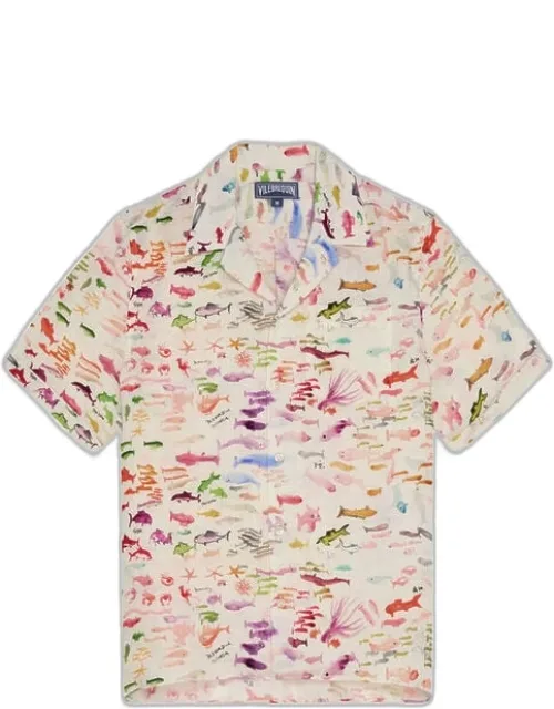 Linen Bowling Shirt
