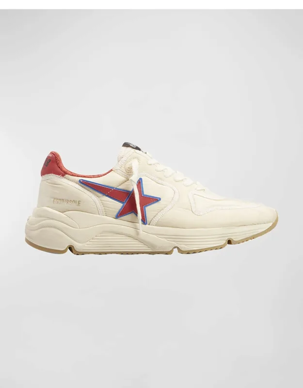 Running Sole Nylon Runner Sneakers