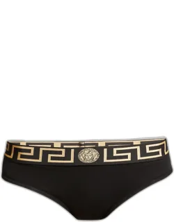 Greca Logo-band Cotton Bikini Brief