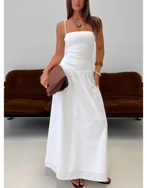 Erroll Drop Waist Knit Maxi Dress