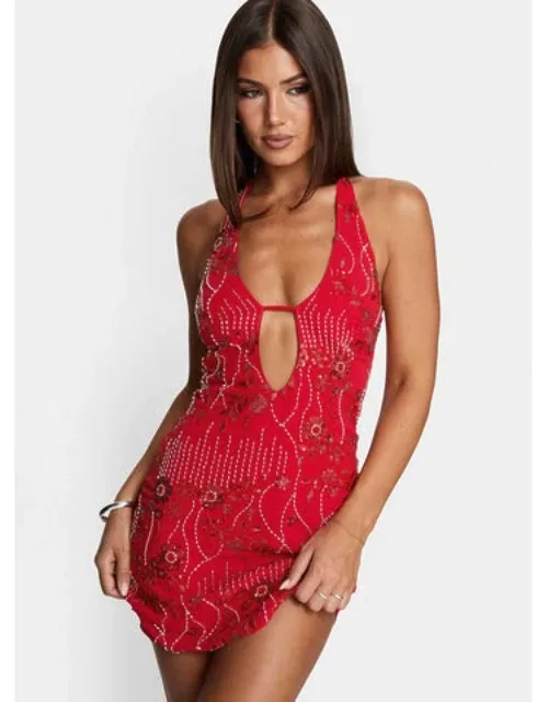 Telenova Halter Mini Dress