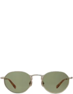 Ocampo Metal Round Sunglasses With Side Shields