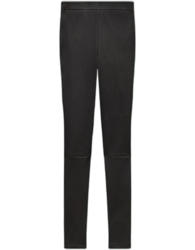 High-waist Leather Leggings