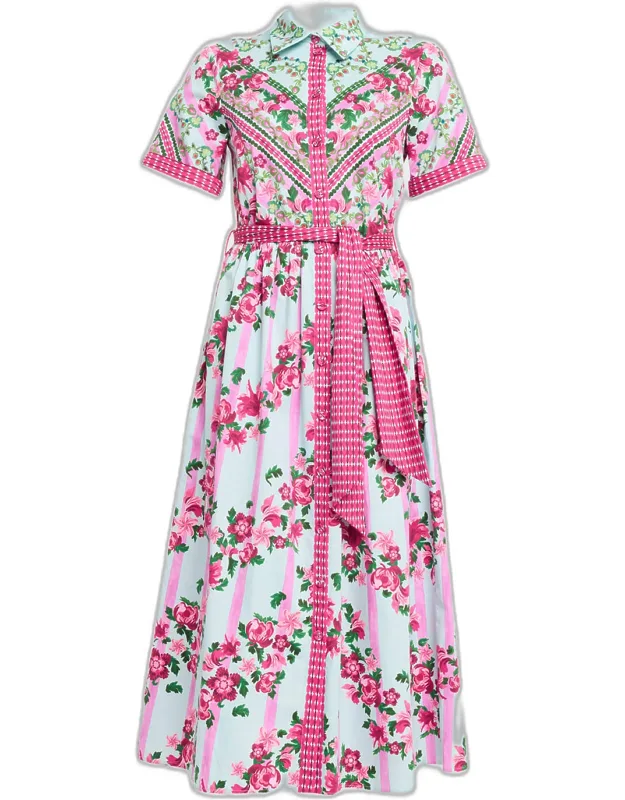 Printed Shirtdress