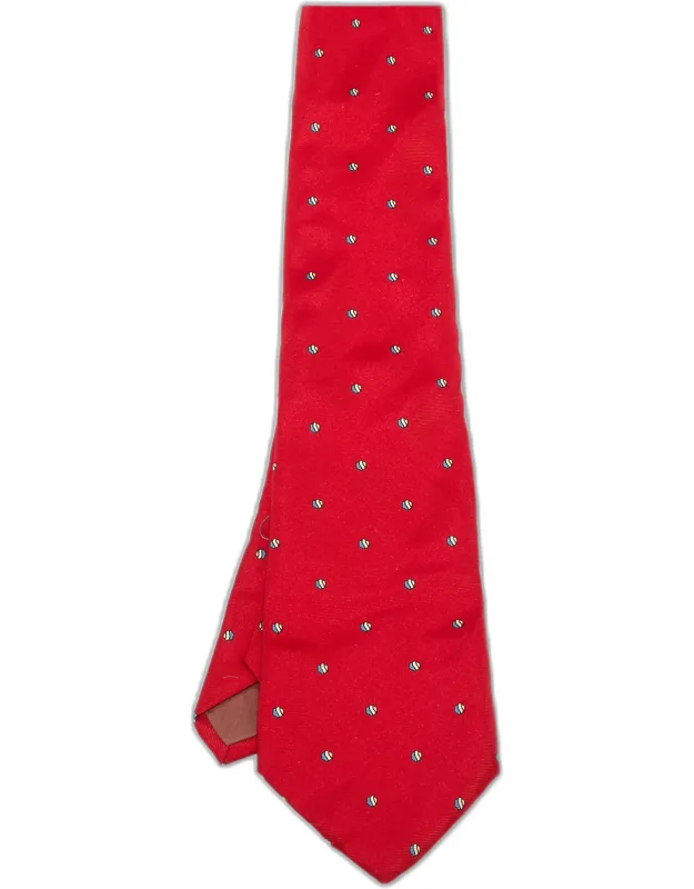 Vintage Printed Silk Tie