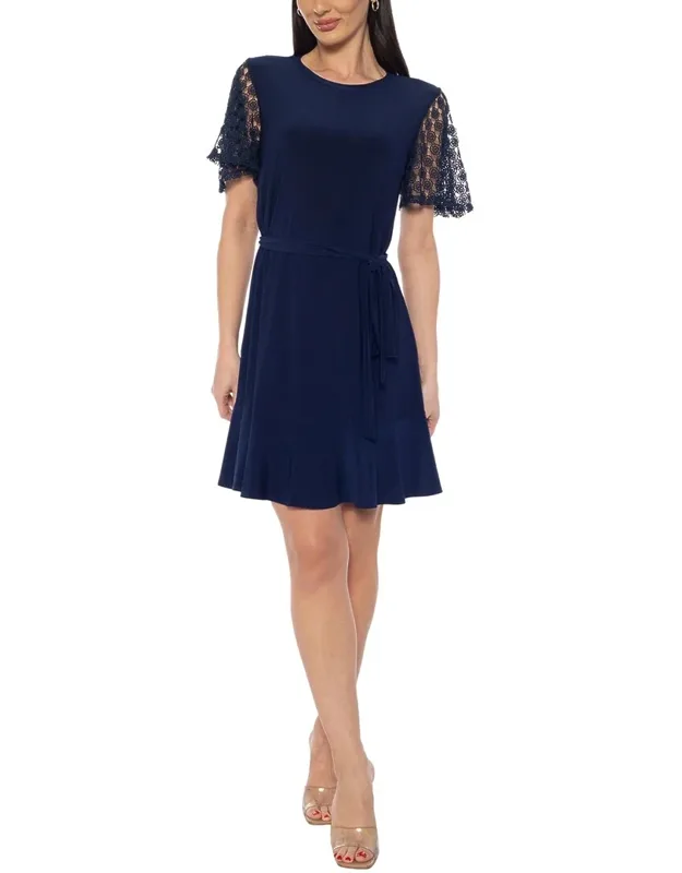 Lace Sleeve Dress