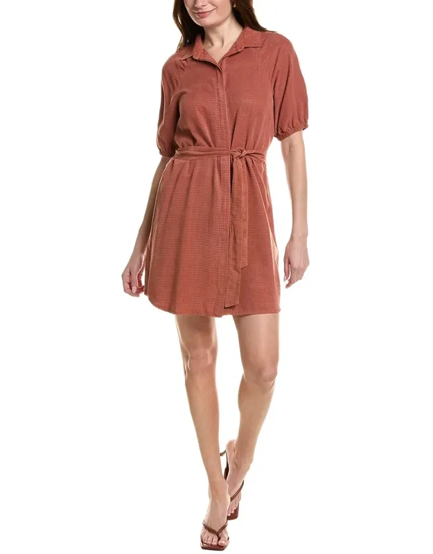 Puff Sleeve Mini Dress