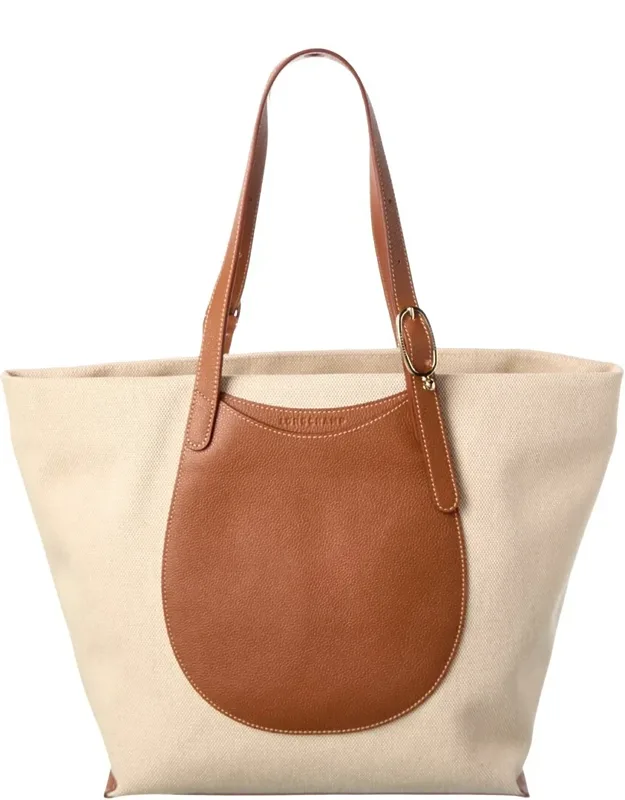 Epure Canvas & Leather Tote
