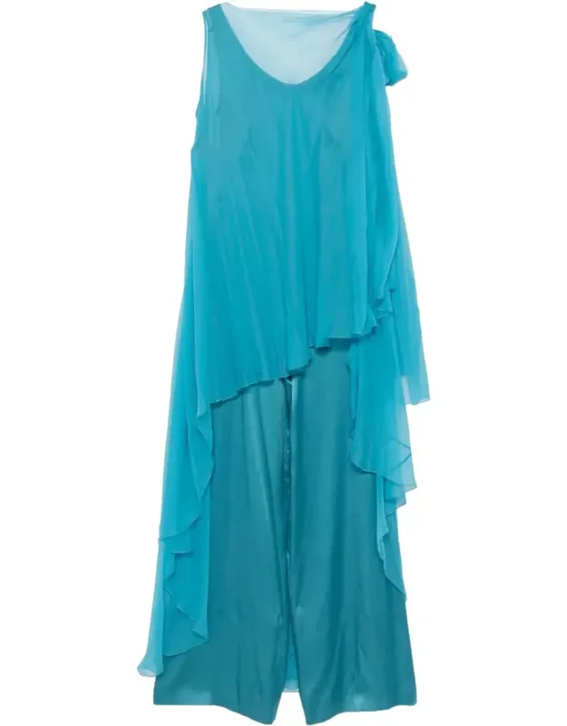 Flowing Silk Jumpsuit