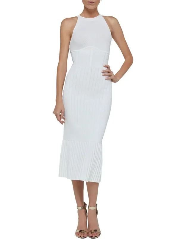 Kimi Pleat Hem Knit Dress