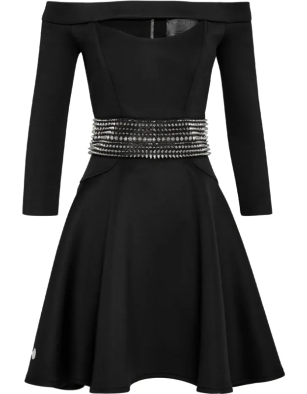 Studded Short Dress