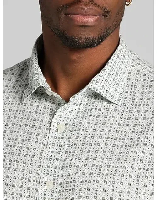 Modern Fit Geo Button Up Shirt