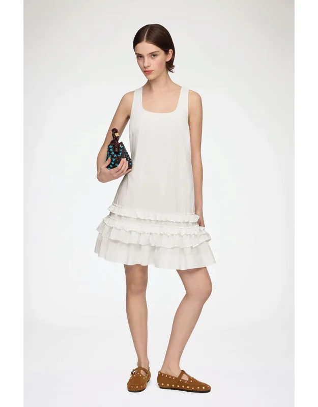 White Dress In Cotton
